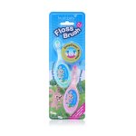 BRUSH-BABY - FlossBrush szczoteczka manualna dla dzieci wieku od 0 do 3 lat (2 szt.)