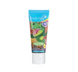 BRUSH-BABY - pasta do zębów dla dzieci w wieku 3+ lat, smak Miętowy 50ml