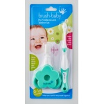 BRUSH-BABY - zestaw na ząbkowanie dla dzieci wieku 0-18 miesięcy