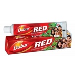 Dabur RED 200g - czerwona ziołowa pasta do zębów z  imbirem, pieprzem czarnym, cynamonem, goździkami