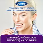 Dentek Comfort Clean niciowykałaczki (flossery) – wykałaczki z gładką nicią dentystyczną, 30 szt.