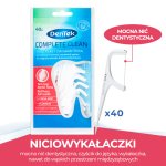 DenTek Complete Clean niciowykałaczki (flossery) – wykałaczki z nicią dentystyczną, 40 szt.