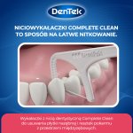 DenTek Complete Clean niciowykałaczki (flossery) – wykałaczki z nicią dentystyczną, 40 szt.