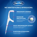 DenTek Complete Clean niciowykałaczki (flossery) – wykałaczki z nicią dentystyczną, 40 szt.