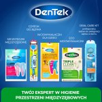 Dentek Eco Triple Clean niciowykałaczki (flossery) – ekologiczne wykałaczki stomatologiczne z nicią dentystyczną, 36 szt.