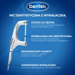 Dentek Fresh&White niciowykałaczki (flossery) – wykałaczki z wybielającą nicią dentystyczną, 36 szt.