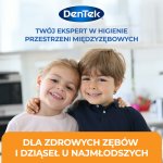 Dentek Kids Fun Flossers dla dzieci – dziecięce flossery z delikatną nicią dentystyczną o owocowym smaku, 40 szt.