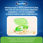 Dentek Niciowykałaczki On-The-Go w etui podróżnym, 12 szt. wykałaczek z nicią dentystyczną + 2 wielorazowe etui