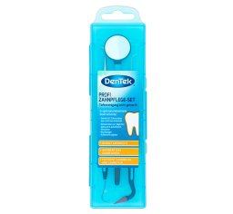 DenTek Oral Care Kit – profesjonalny zestaw dentystyczny 5w1 do higieny zębów i jamy ustnej w domu, 1 szt.