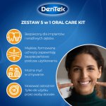 DenTek Oral Care Kit – profesjonalny zestaw dentystyczny 5w1 do higieny zębów i jamy ustnej w domu, 1 szt.