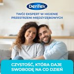 Dentek Sensitive Clean niciowykałaczki (flossery) – wykałaczki z nicią dentystyczną do wrażliwych zębów i dziąseł, 40 szt.