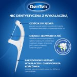 Dentek Sensitive Clean niciowykałaczki (flossery) – wykałaczki z nicią dentystyczną do wrażliwych zębów i dziąseł, 40 szt.