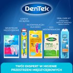 Dentek Sensitive Clean niciowykałaczki (flossery) – wykałaczki z nicią dentystyczną do wrażliwych zębów i dziąseł, 40 szt.