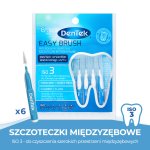 Dentek Szczoteczki międzyzębowe EasyBrush, ISO 3, 6 szt.