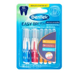 Dentek szczoteczki międzyzębowe Easy Brush, ISO 1,2,3 (MIX), 10 szt.