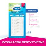 DenTek Wykałaczki dentystyczne Pocket Picks – 3 rodzaje wykałaczek z etui, 33 szt.