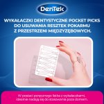 DenTek Wykałaczki dentystyczne Pocket Picks – 3 rodzaje wykałaczek z etui, 33 szt.
