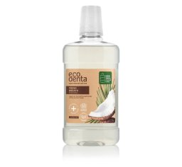 ECODENTA Organic Płyn do płukania jamy ustnej Fresh Breath 500ml - o smaku kokosa 75ml