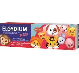 Elgydium EMOJI Kids Pasta do zębów dla dzieci od 3 do 6 lat orzeźwiająca truskawka 50ml