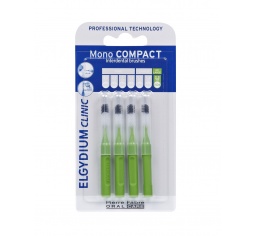 Elgydium szczoteczki międzyzębowe Clinic Mono Compact ISO 6 - zielone 2,2mm - 4szt.