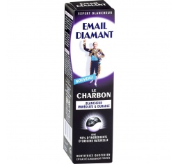 Email Diamant LE Charbon  - wybielająca purpurowa pasta z węglem 75ml