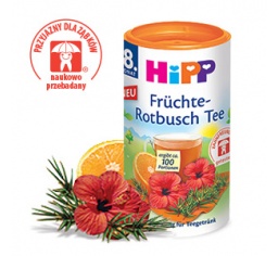 Hipp herbatka owoce-Rooibos,dla niemowląt od 8 miesiąca, 200g