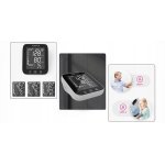 JUMPER Medyczny Ciśnieniomierz naramienny JPD-HA121 z aplikacją w kolorze czarnym