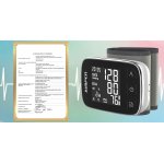 JUMPER Medyczny Ciśnieniomierz nadgarstkowy HWA21 z aplikacją w kolorze białym