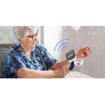 JUMPER Medyczny Ciśnieniomierz nadgarstkowy HWA21 z aplikacją w kolorze białym