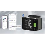 JUMPER Medyczny Ciśnieniomierz nadgarstkowy HWA11 z aplikacją w kolorze czarnym