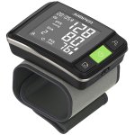 JUMPER Medyczny Ciśnieniomierz nadgarstkowy HWA11 z aplikacją w kolorze czarnym