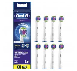 Braun Oral-B końcówki do szczoteczki elektrycznej 3D WHITE 8szt. EB18-8 CleanMaximiser