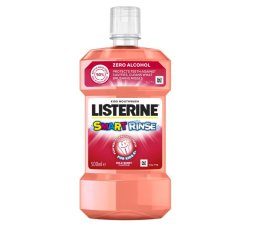 Listerine płyn SMART RINSE owocowy - Mild Berry (róż) 500ml