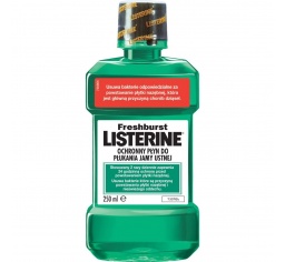 Listerine płyn wzmacniający dziąsła 250 ml zielona - Freshbrust