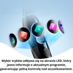 Meriden szczoteczka soniczna Smart+ Black z wyświetlaczem LED - 5 trybów mycia MB-102