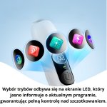 Meriden szczoteczka soniczna Smart+ White z wyświetlaczem LED - 5 trybów mycia MW-102