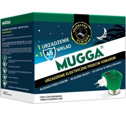 MUGGA Elektro - urządzenie elektryczne przeciw komarom + wkład 35ml - starcza na 45 nocy