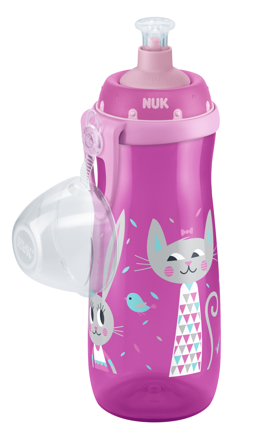 NUK EL Kubek niekapek Sports Cup 450ml 750775 róż lub szary RONDO plus D&B