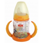 NUK FC Butelka z ustnikiem z TPE  i uchwytem z PP 150ml (ustnik TPE kapek) 743341 KRECIK