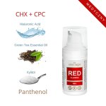 ORTHOSEPT Red Classic żel 15ml  (kwas hialuronowy + pantenol + olejek z drzewa herbacianego + xylitol + CPC + Chlorheksydyna 0,2%)