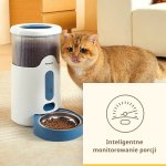 Panasonic Pet Care inteligentny dozownik karmy dla zwierząt CP-JNF01CW - zdalne sterowanie, monitorowanie poziomu jedzenia