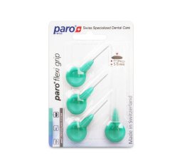 PARO Flexi Grip szczoteczki międzyzębowe 1075 Green - Medium 0,72mm / 5,0mm 4szt.
