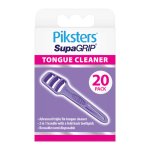 Piksters niciowykałaczki SupaGRIP Tongue Floss 40szt. – skrobaki do czyszczenia języka
