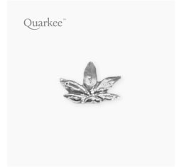 Quarkee 18K Gold Hemp Leaf / Cannabis / Konopie