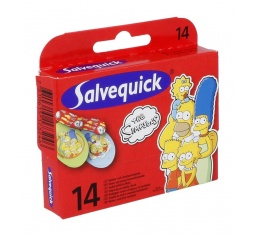 Salvequick plaster zestaw dla dzieci the Simpsons 14szt. (517324)