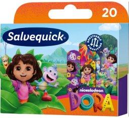 Salvequick plaster zestaw dla dzieci Dora poznaje świat 20szt.
