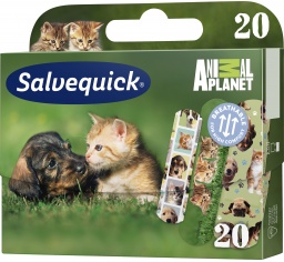 Salvequick plaster zestaw dla dzieci Animal Planet 20szt. (51030059)