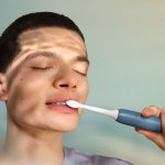  SONICARE Philips Szczoteczka 4100 MARINE BLUE z ETUI - granatowa - HX4043/48 | Testuj 30 dni |