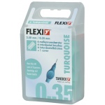 Tandex czyściki międzyzębowe FLEXI ISO0 PHD0.6 0,35 x 2,5mm X-micro Turquise (morski) 6szt. w opak.