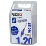 Tandex czyściki międzyzębowe FLEXI ISO6 PHD1,9 1,20 x 8,00mm Medium Violet (fioletowy gruby) 6szt. w opak.